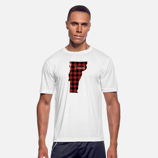 Vermont Buffalo Plaid Silhouette Home State Pride