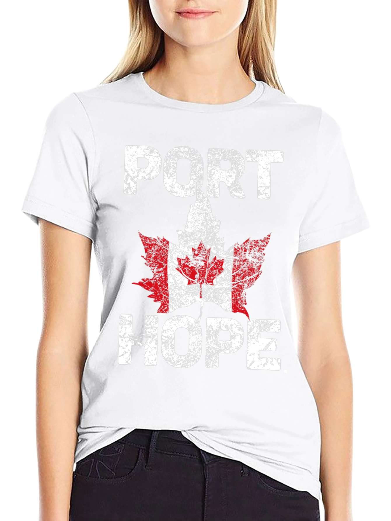 Port Hope Canada Maple Leaf T-Shirt