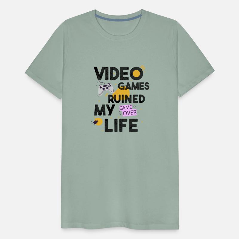 Video Games Ruined My Life Classic T-Shirt