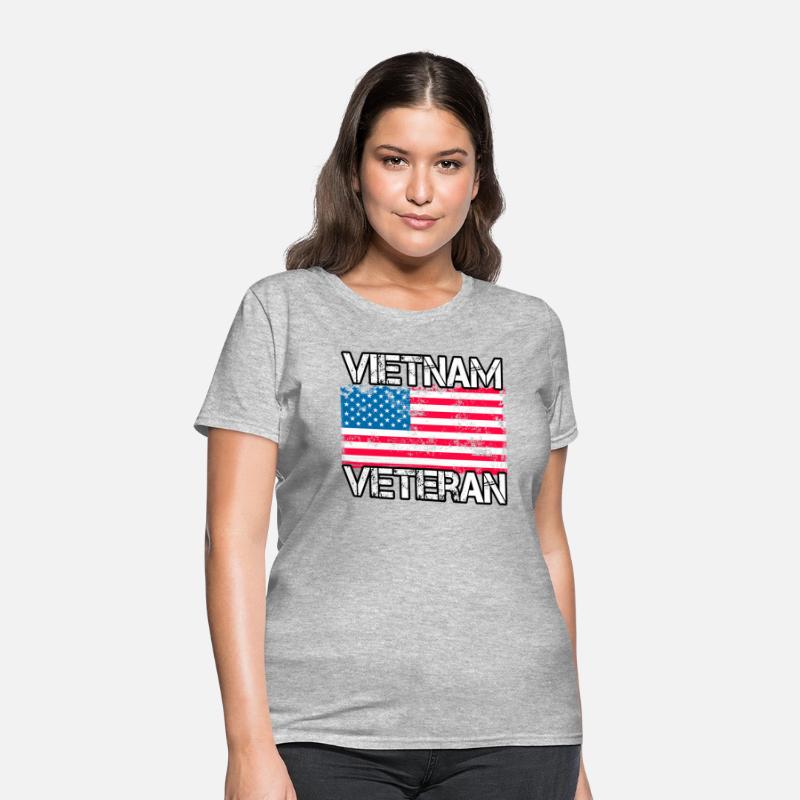Vietnam Veteran Us Flag Military Vet