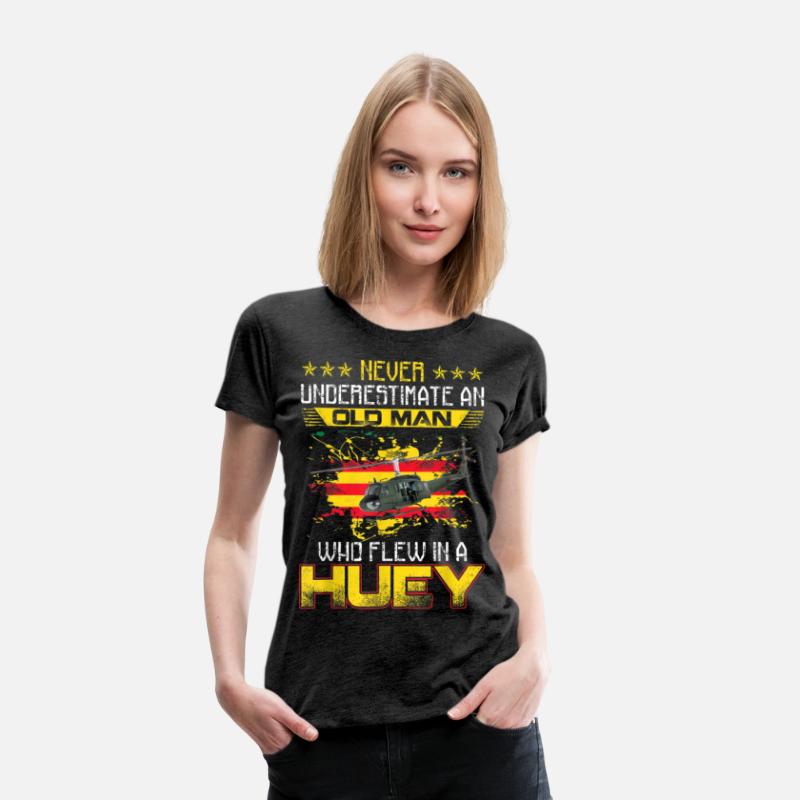 Vietnam Veteran Vet T shirt Uh-1 Huey Helicopter