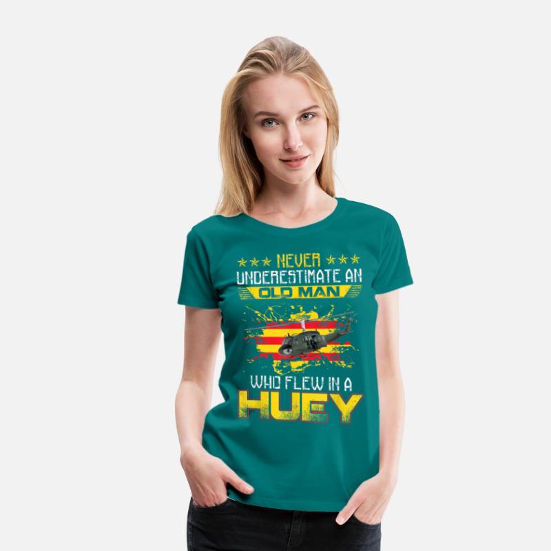 Vietnam Veteran Vet T shirt Uh-1 Huey Helicopter