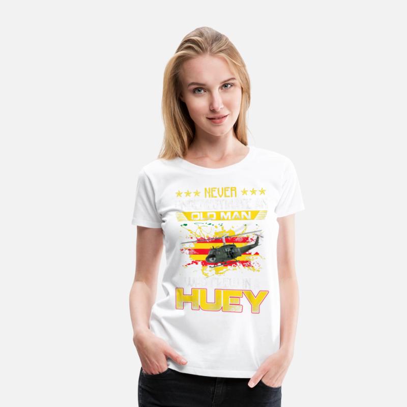 Vietnam Veteran Vet T shirt Uh-1 Huey Helicopter