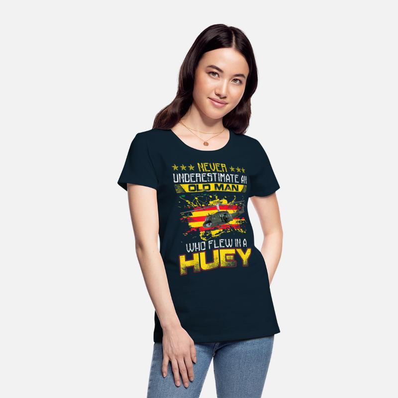 Vietnam Veteran Vet T shirt Uh-1 Huey Helicopter