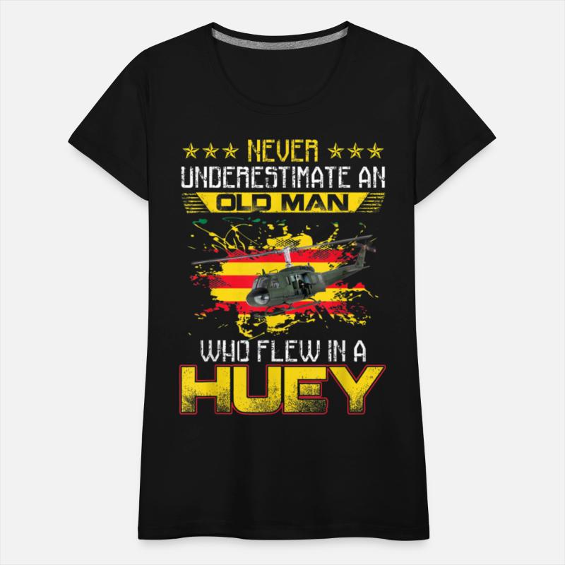 Vietnam Veteran Vet T shirt Uh-1 Huey Helicopter