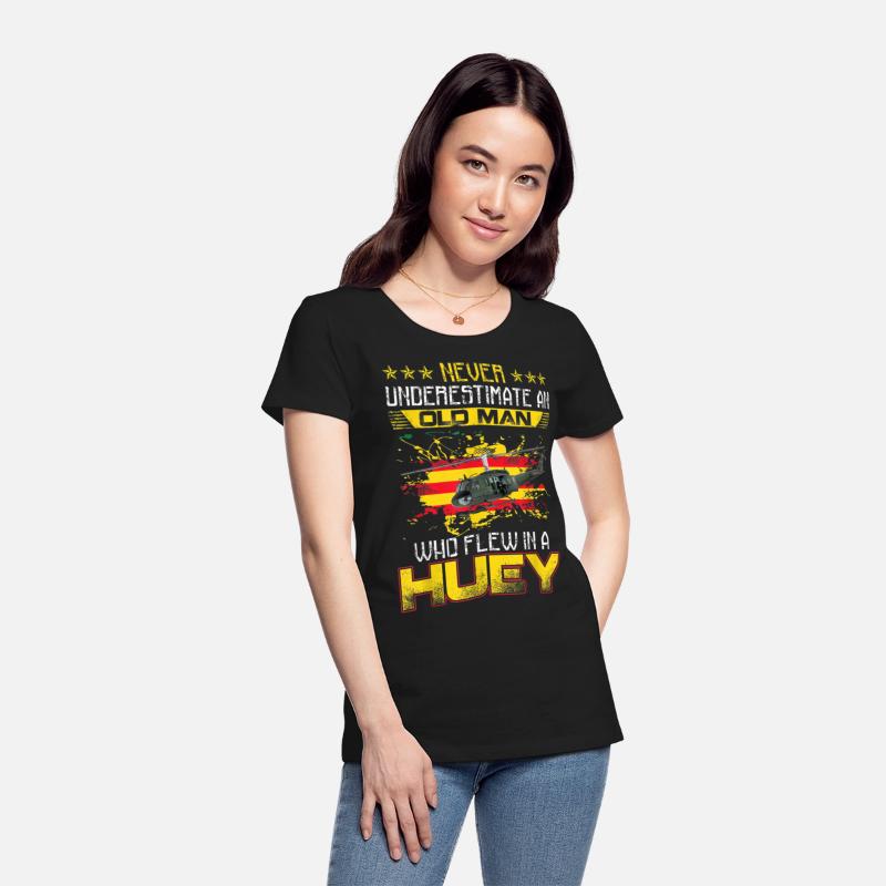Vietnam Veteran Vet T shirt Uh-1 Huey Helicopter