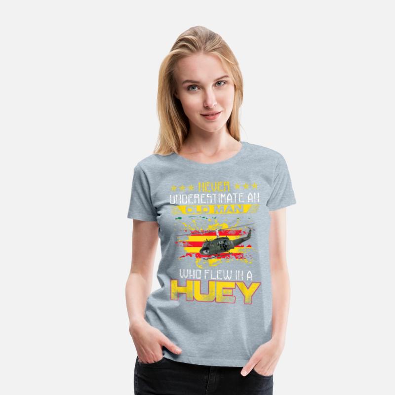 Vietnam Veteran Vet T shirt Uh-1 Huey Helicopter