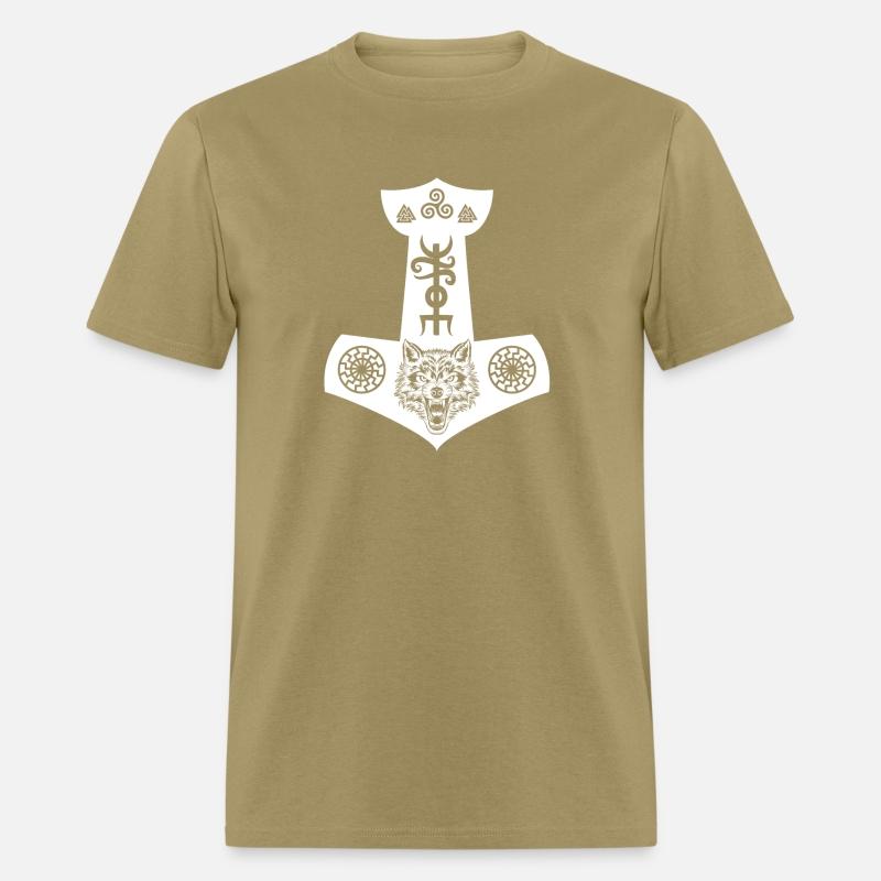 Viking Metal Thor's Hammer Germanic Symbols Runes