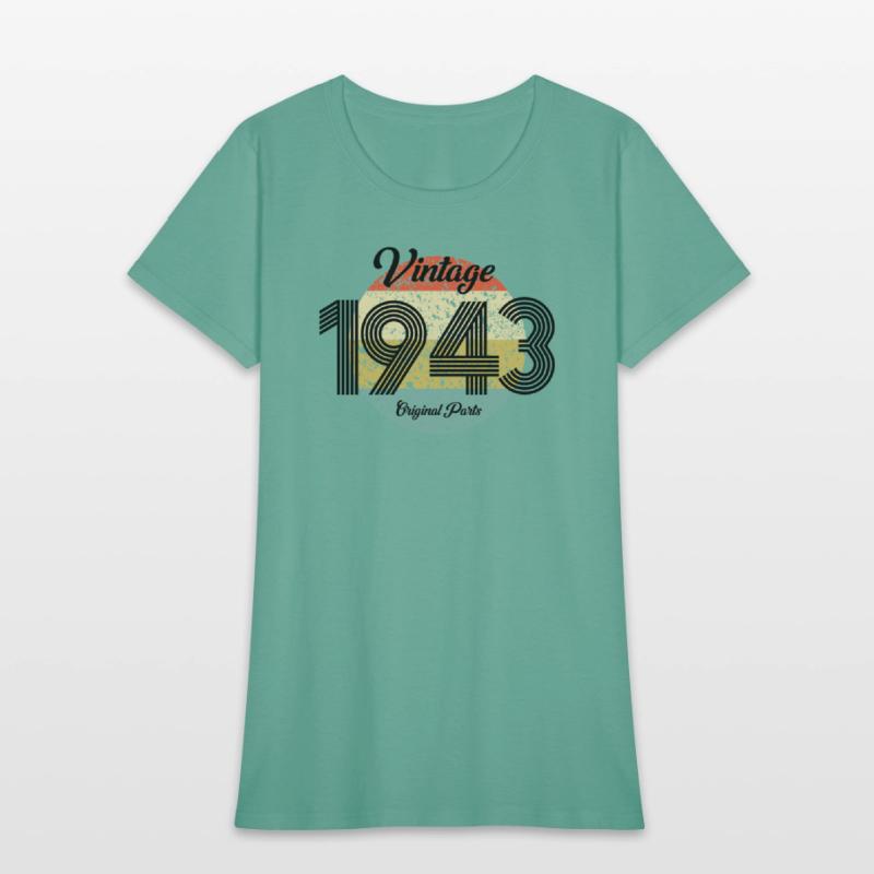 Vintage 1943 Original Parts Born in 1943 Birthday