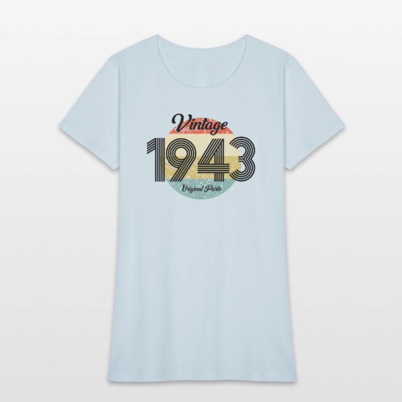 Vintage 1943 Original Parts Born in 1943 Birthday