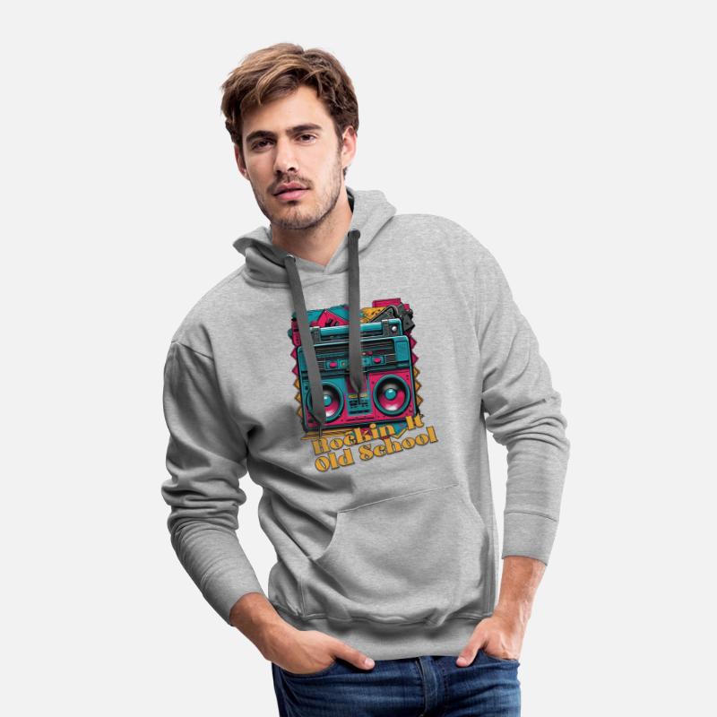 Vintage 80s Boombox with Rockin it Old School