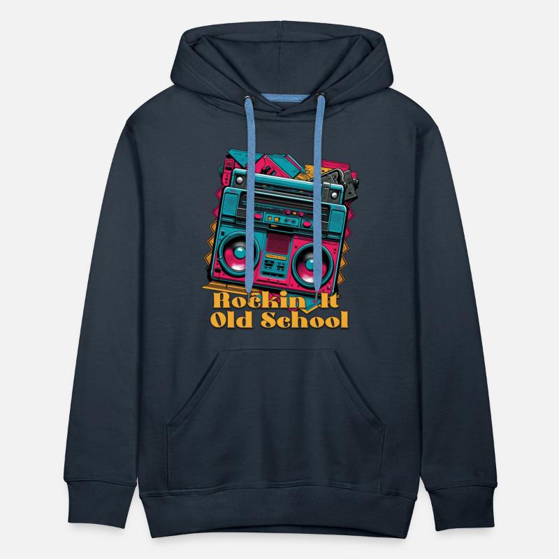 Vintage 80s Boombox with Rockin it Old School