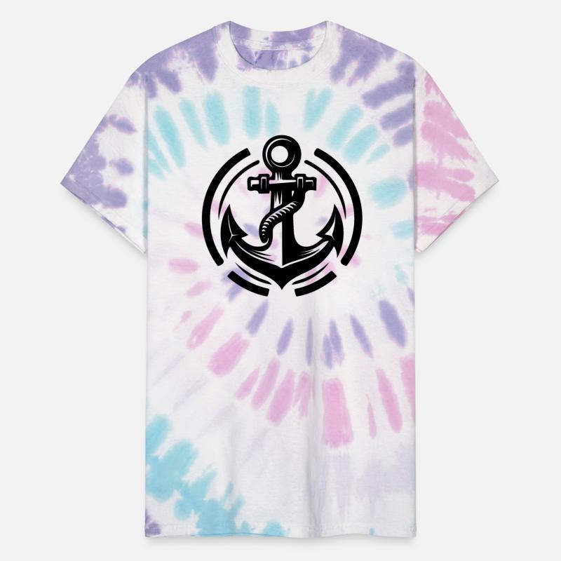 Vintage Old Wet Anchor With Thick Rope