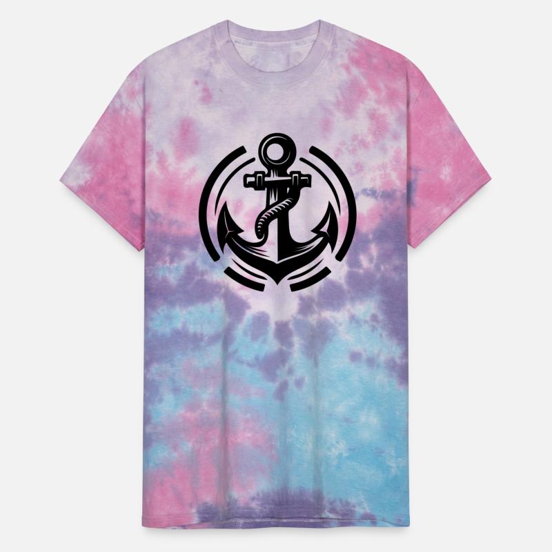 Vintage Old Wet Anchor With Thick Rope