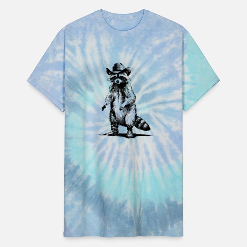 Vintage Raccoon Cowboy Cowgirl Trash Panda Gift Me