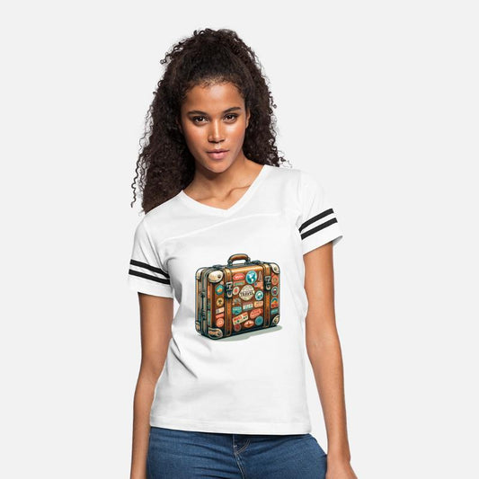 Vintage travel suitcase