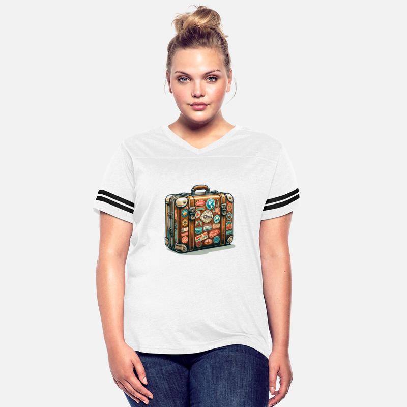 Vintage travel suitcase