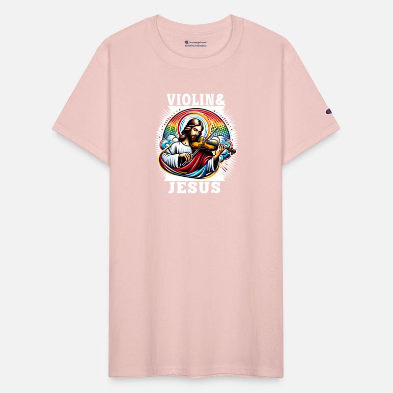 Violin and Jesus Christ music design