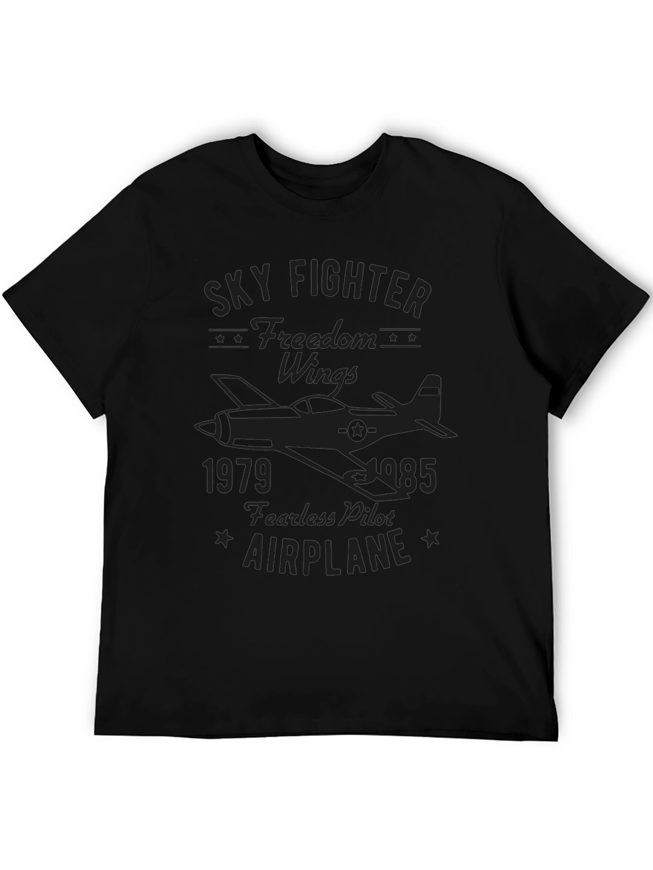 Sky Fighter Airplane T-Shirt - Freedom Wings Tee
