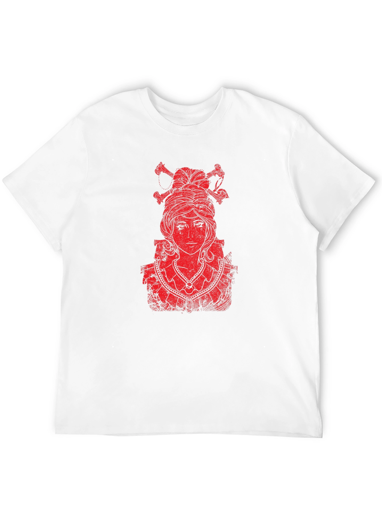 Edgy Red Graphic Tee