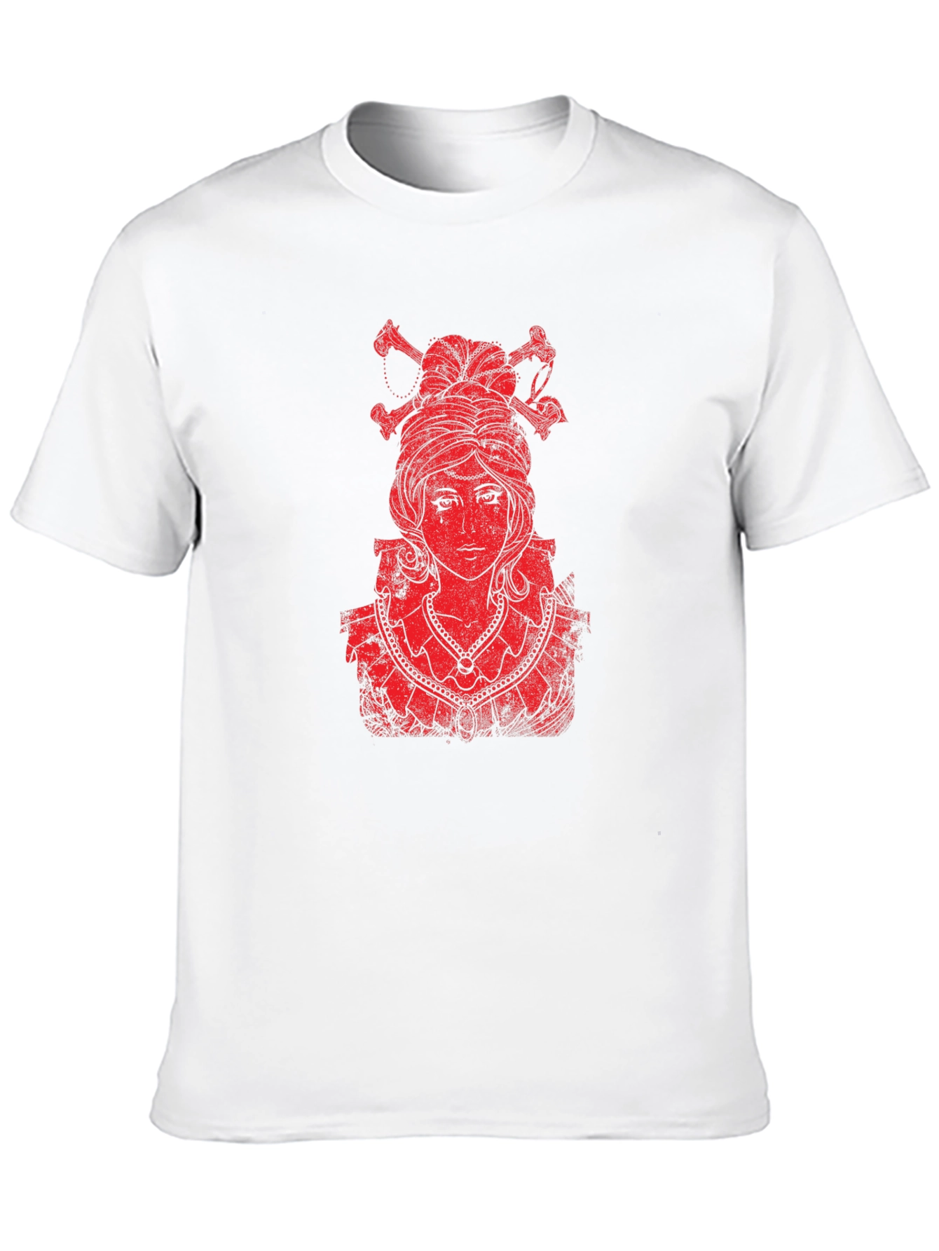Edgy Red Graphic Tee