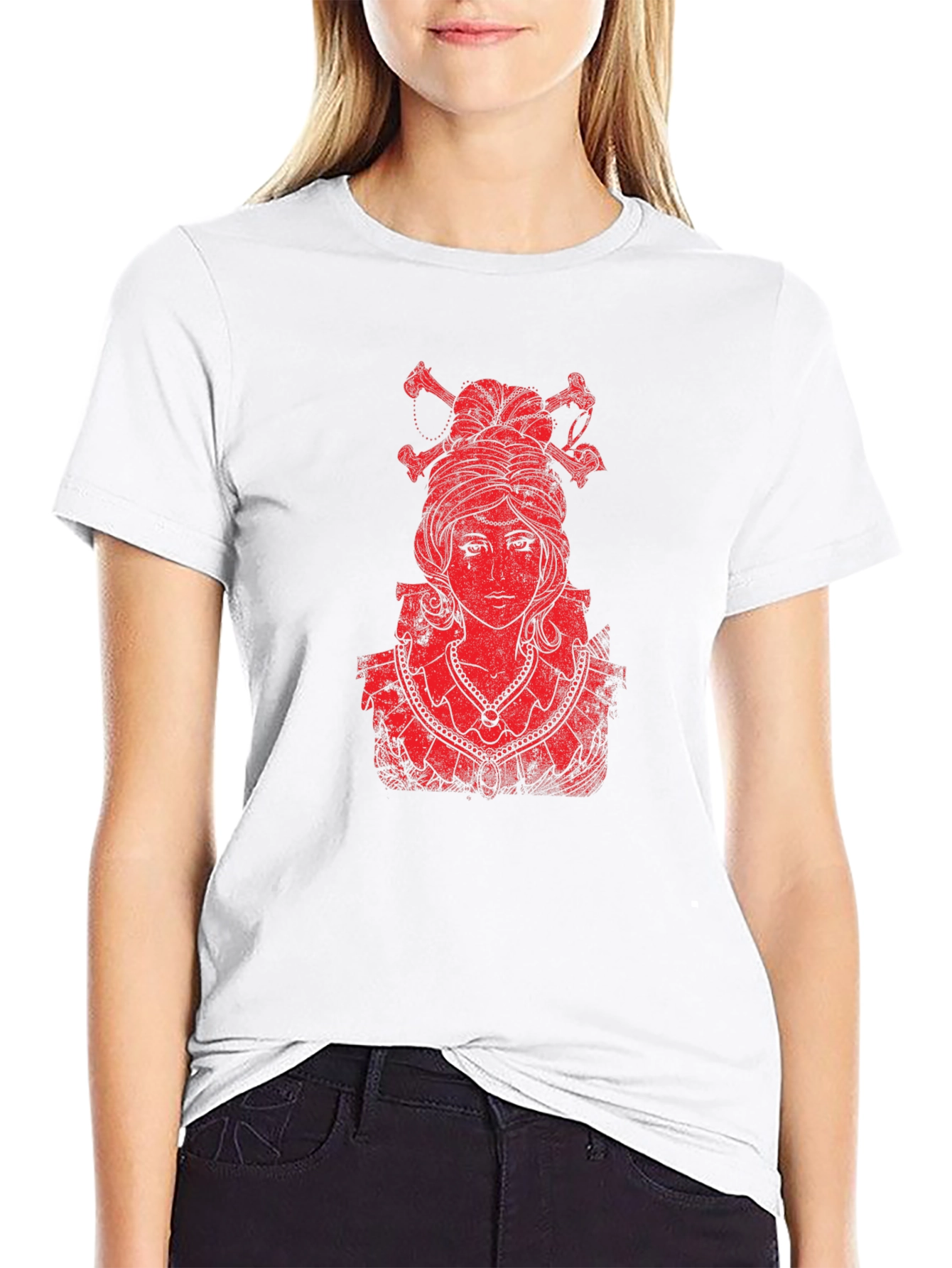 Edgy Red Graphic Tee