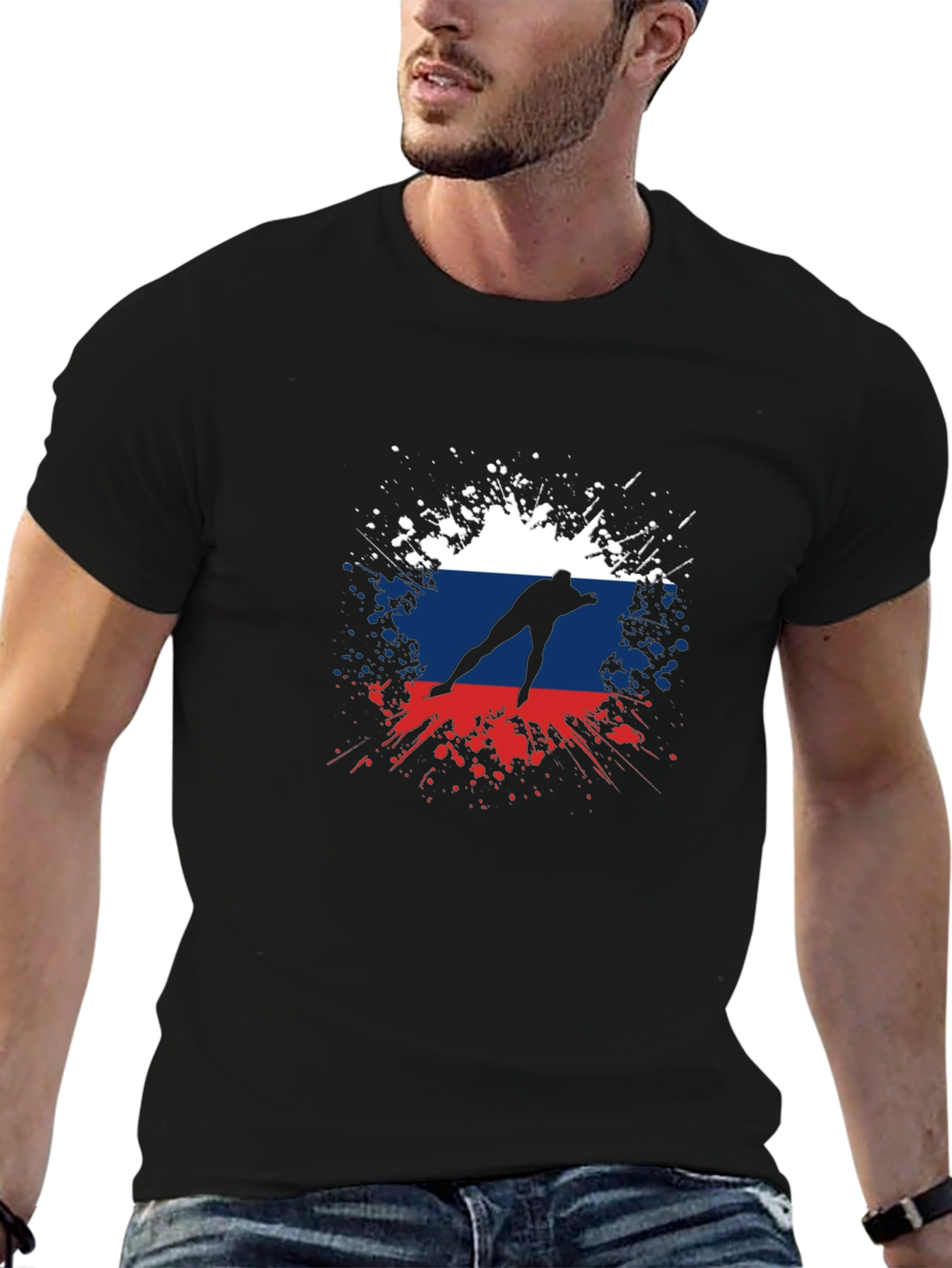 Russia Speed Skating T-Shirt