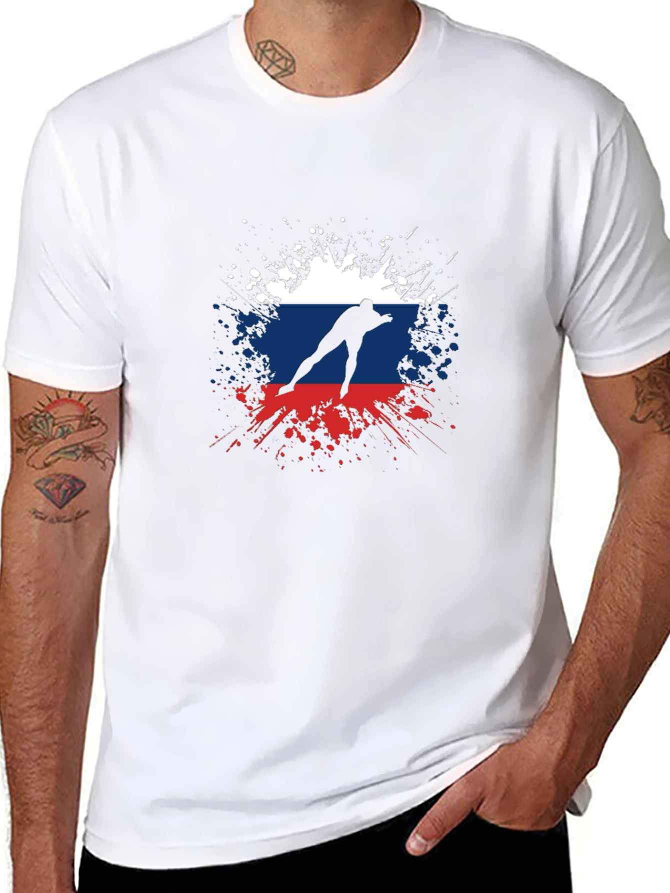 Russia Speed Skating T-Shirt