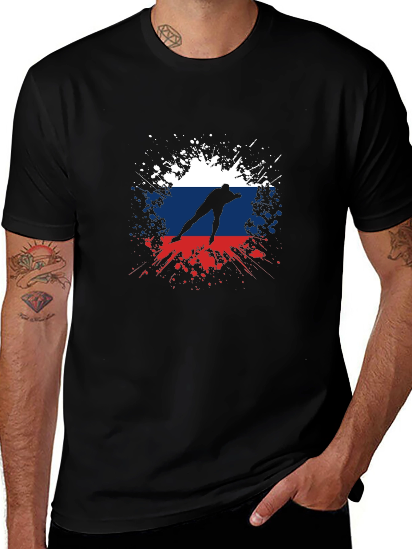 Russia Speed Skating T-Shirt