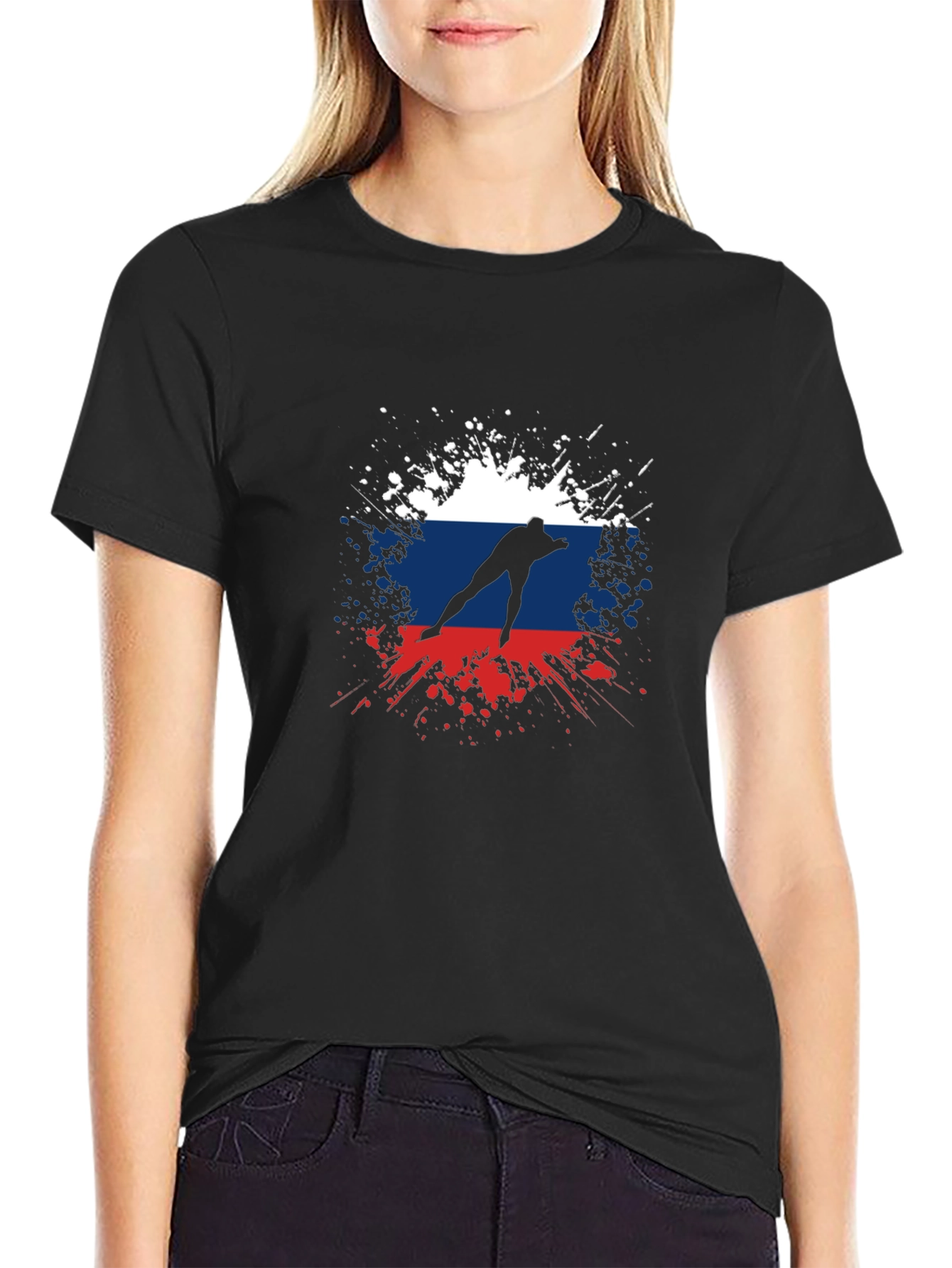 Russia Speed Skating T-Shirt