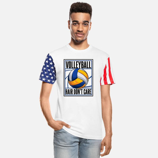 Volleyball Hair Don't Care Coach Team Player