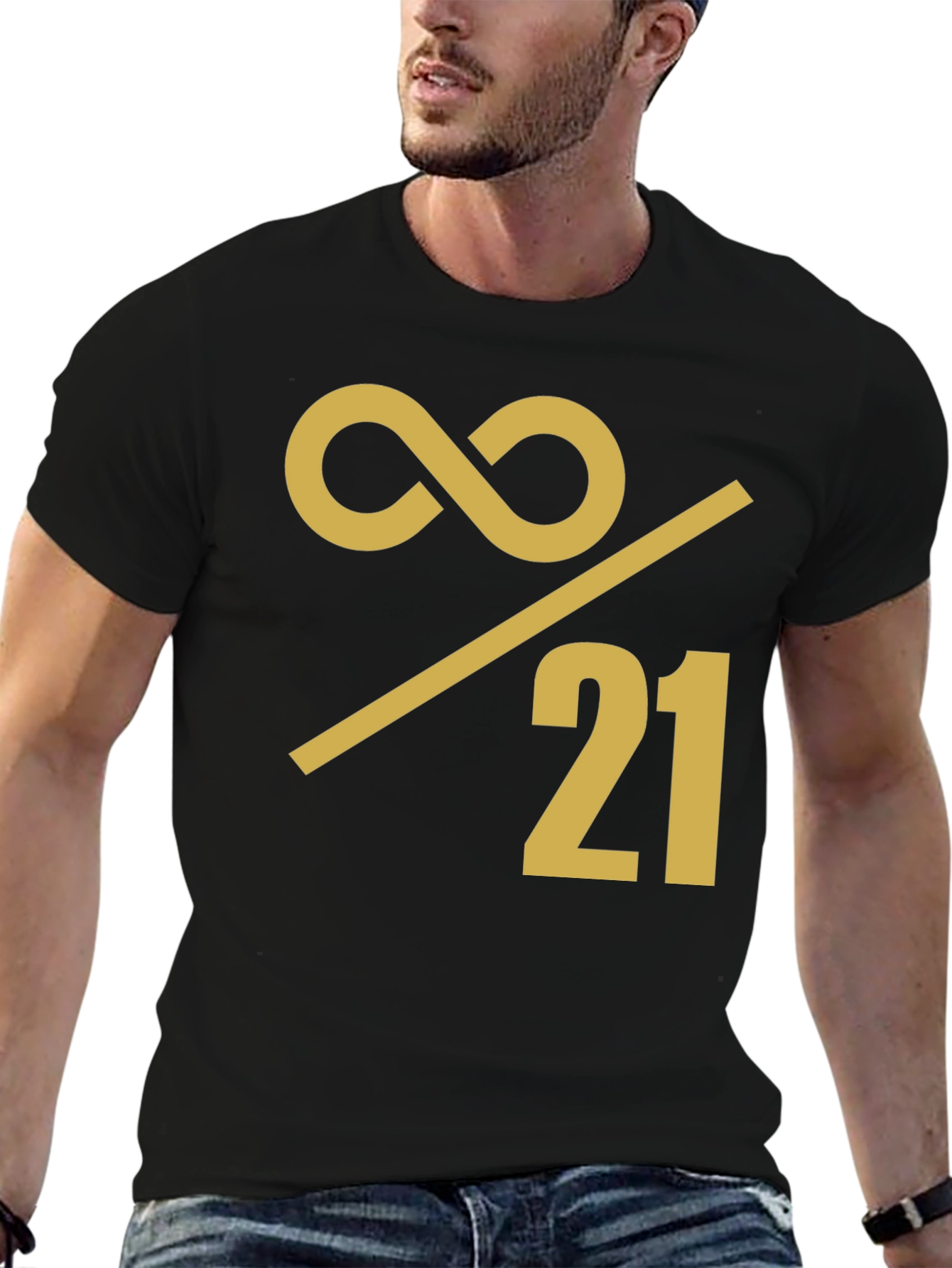Infinity Over 21 Graphic Tee - Bold Statement Shirt