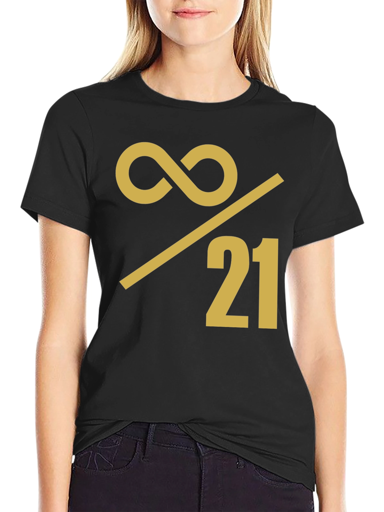 Infinity Over 21 Graphic Tee - Bold Statement Shirt