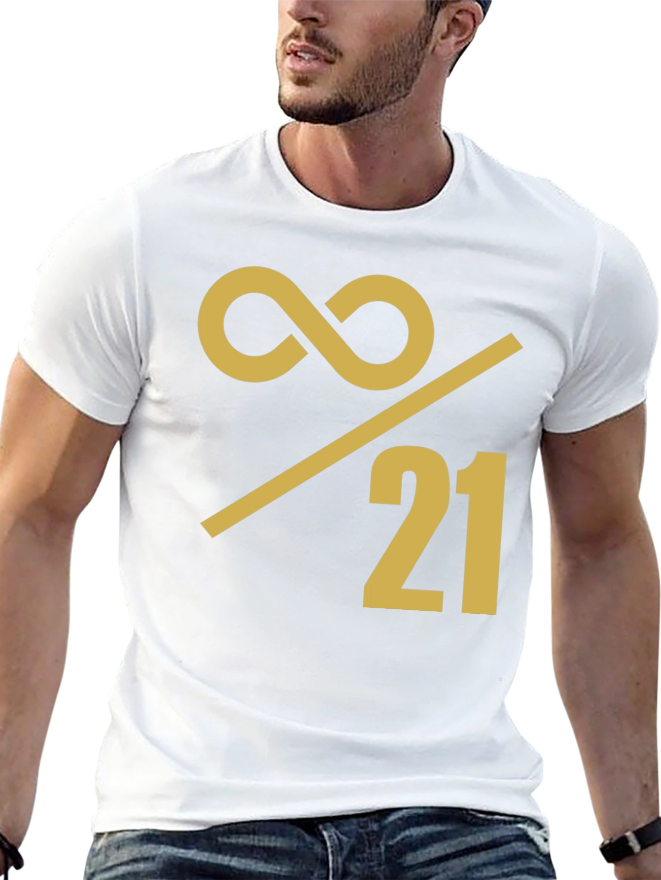 Infinity Over 21 Graphic Tee - Bold Statement Shirt