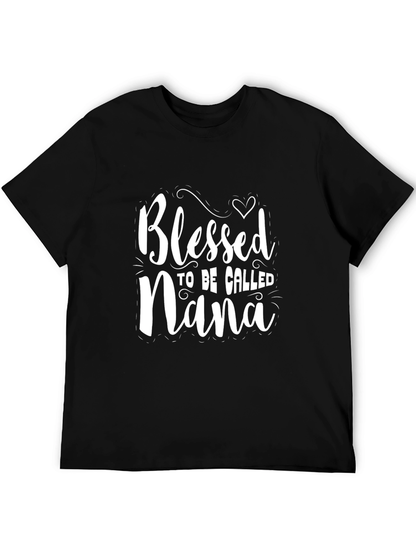 Blessed To Be Called Nana Black T-Shirt