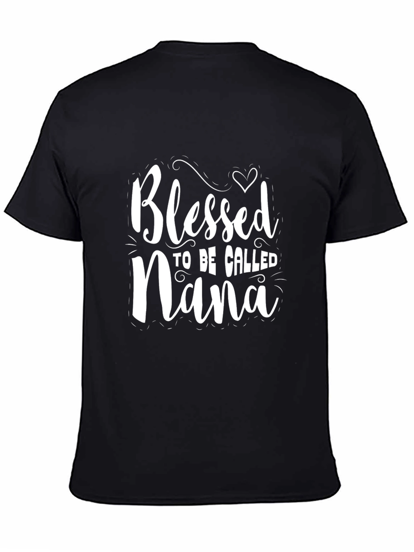 Blessed To Be Called Nana Black T-Shirt