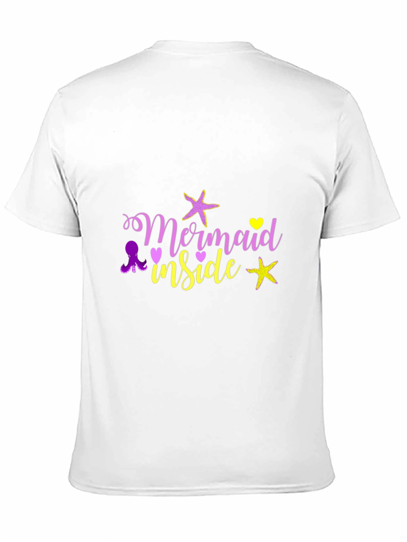 Mermaid Inside Graphic T-Shirt - Black