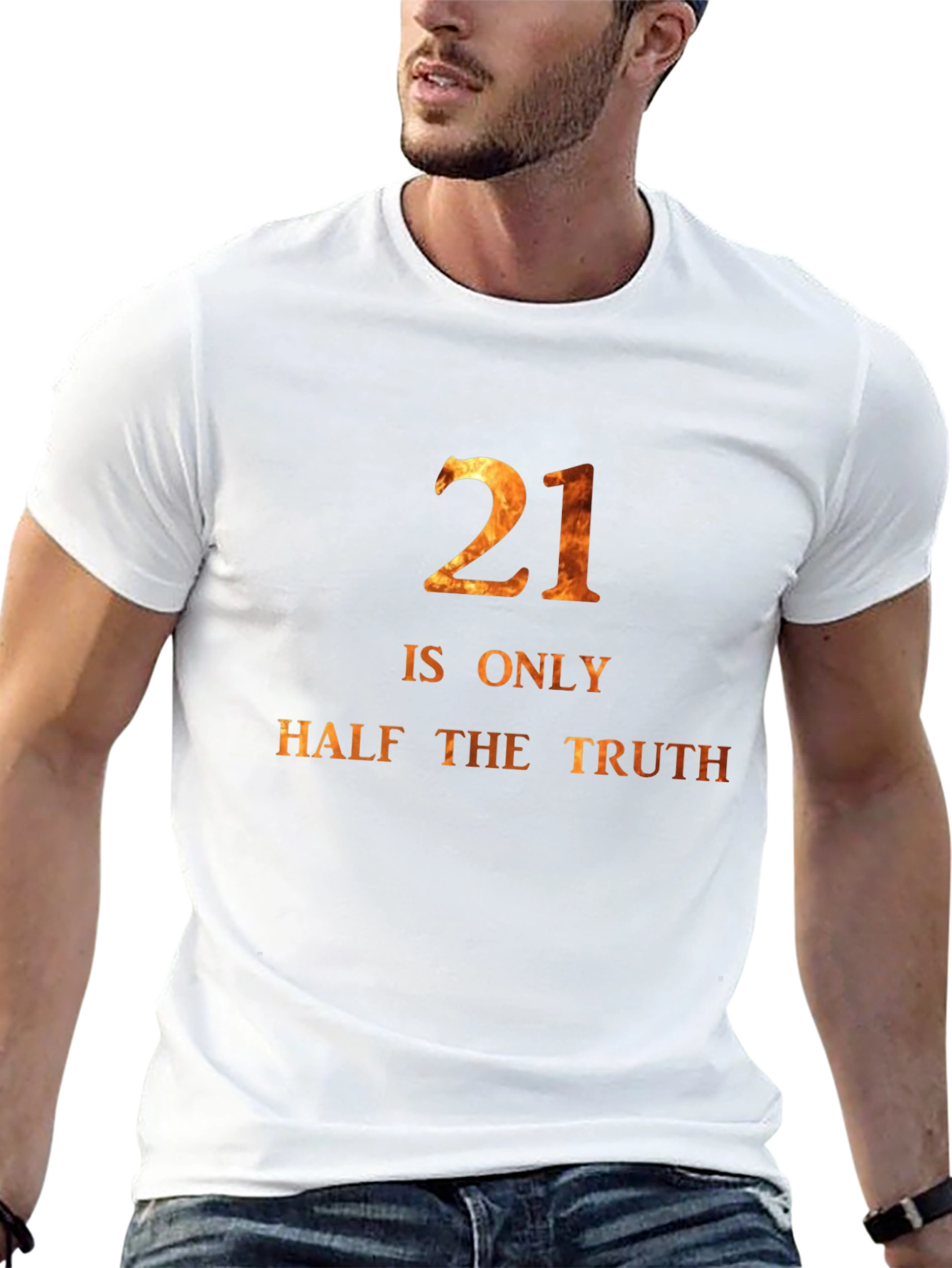 Fiery 21 Half The Truth Graphic Tee