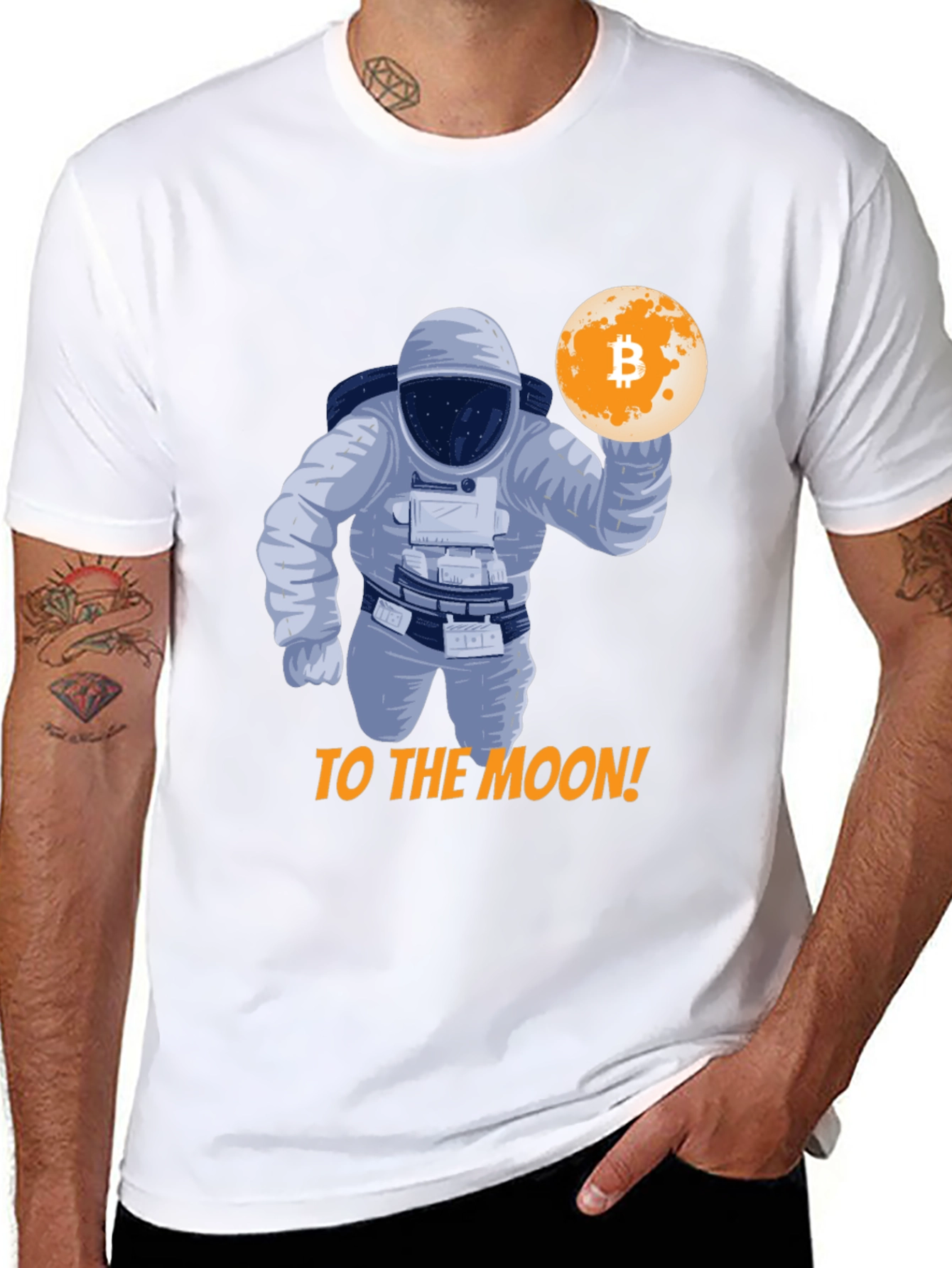 Bitcoin Astronaut T-Shirt - To The Moon!