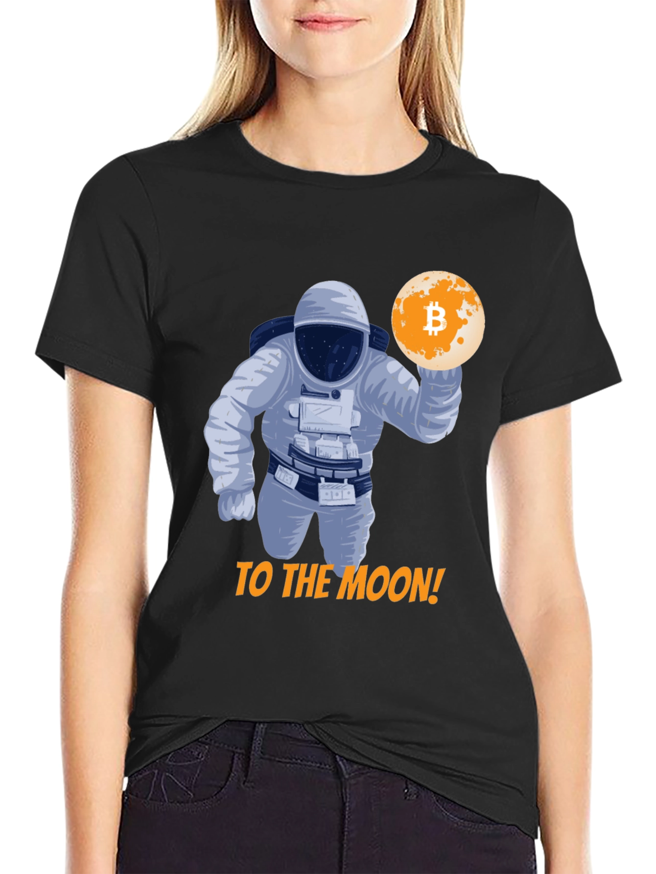 Bitcoin Astronaut T-Shirt - To The Moon!