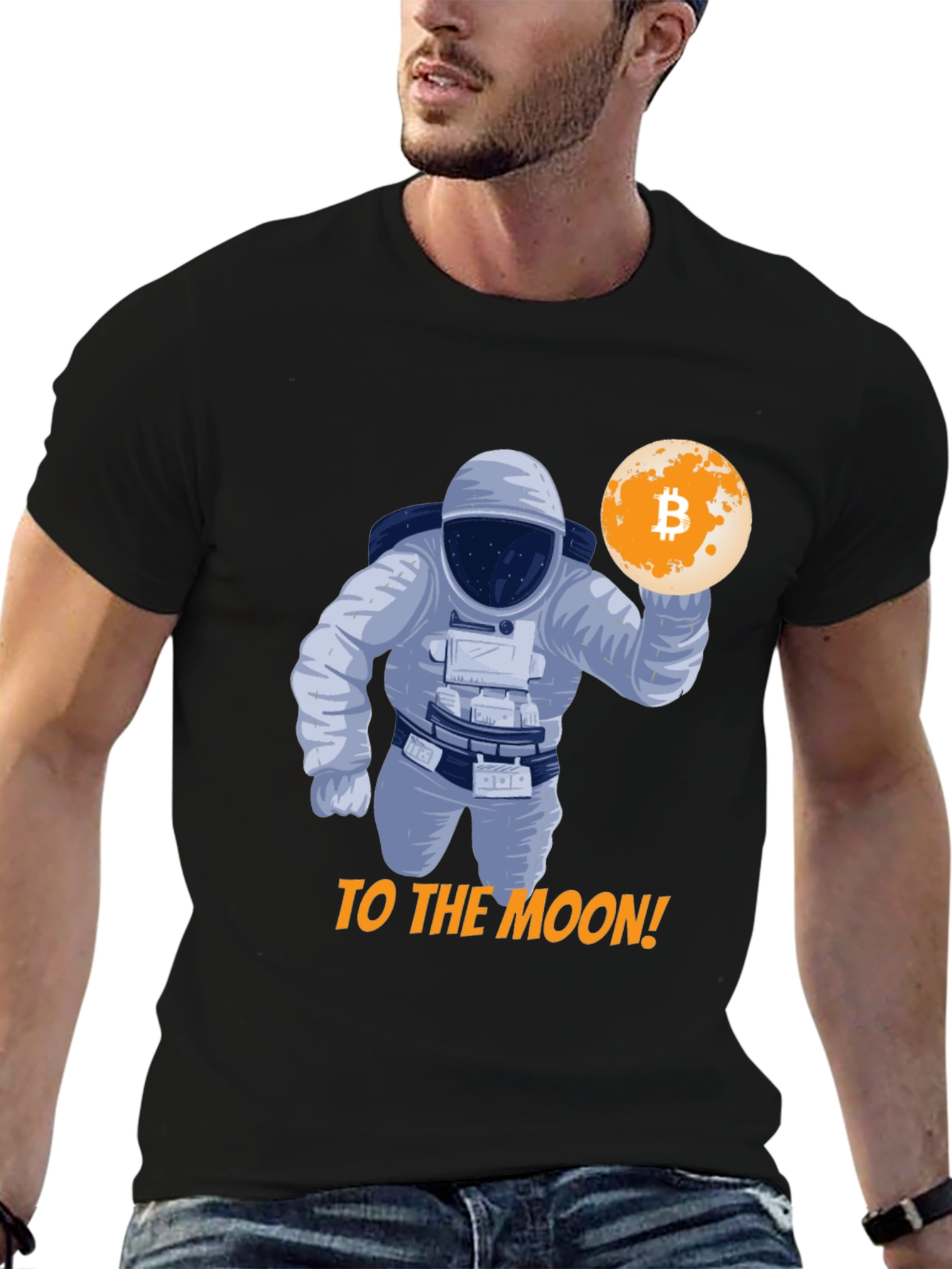Bitcoin Astronaut T-Shirt - To The Moon!