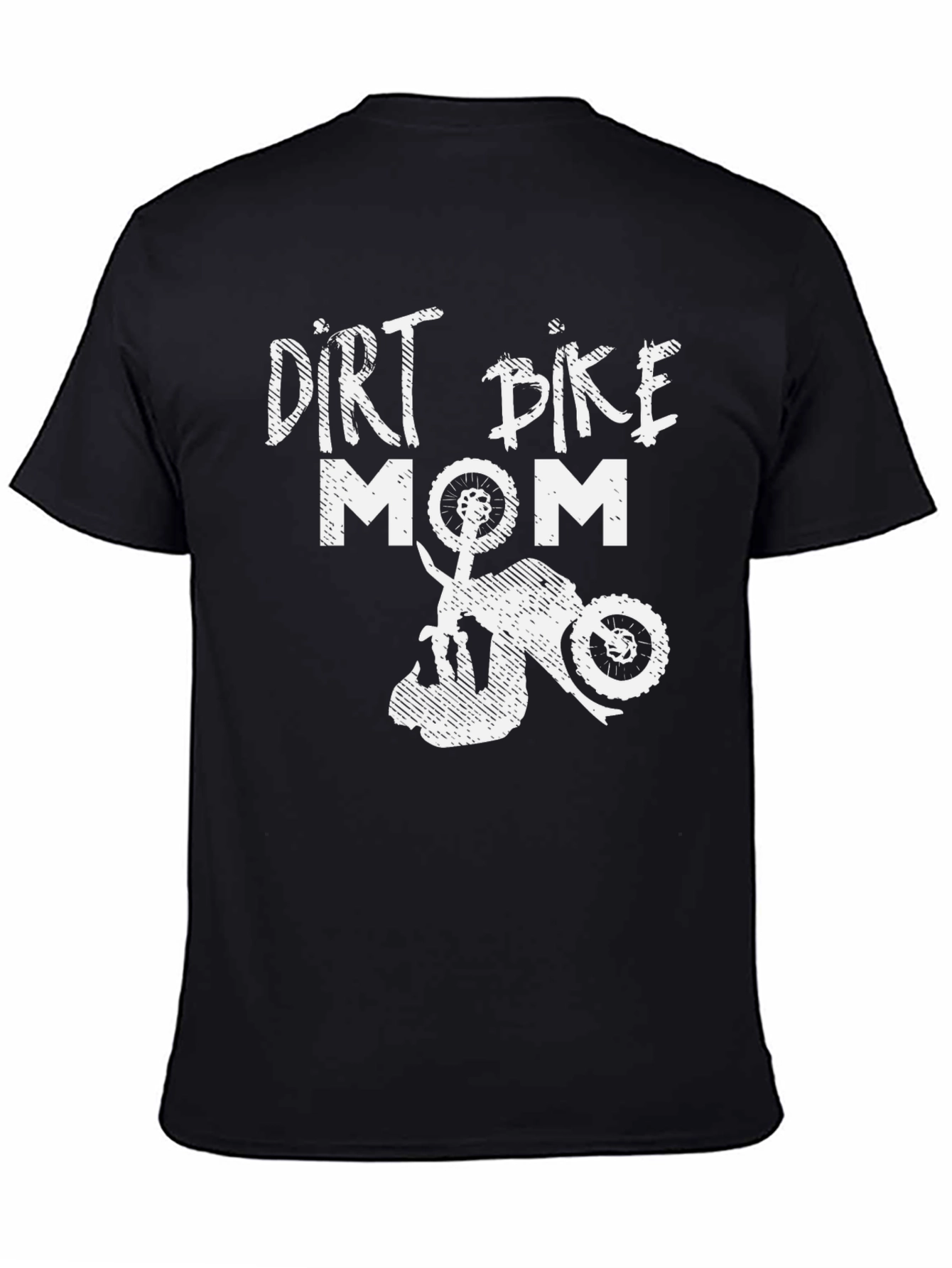 Dirt Bike Mom T-Shirt - Black Graphic Tee