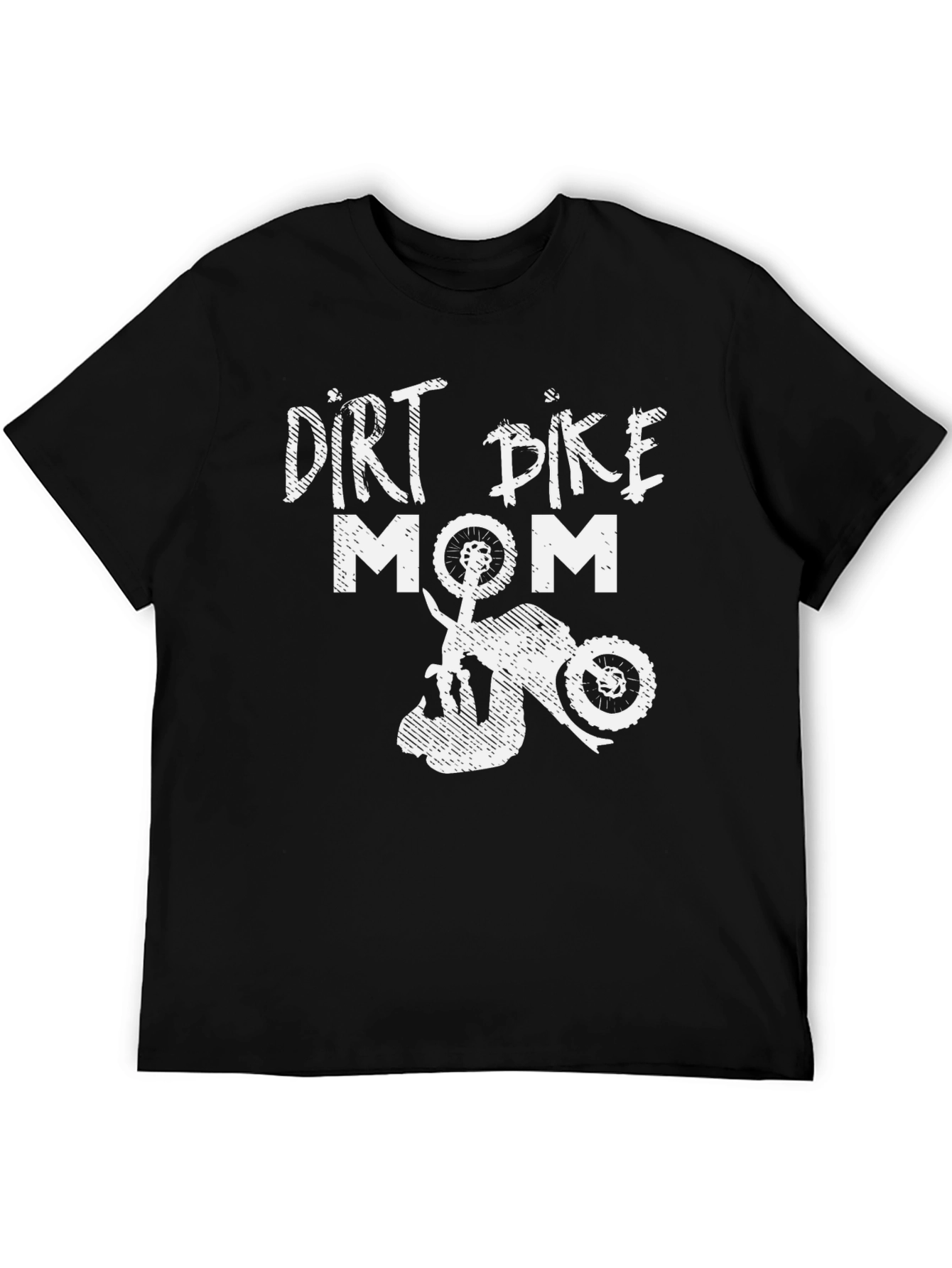 Dirt Bike Mom T-Shirt - Black Graphic Tee