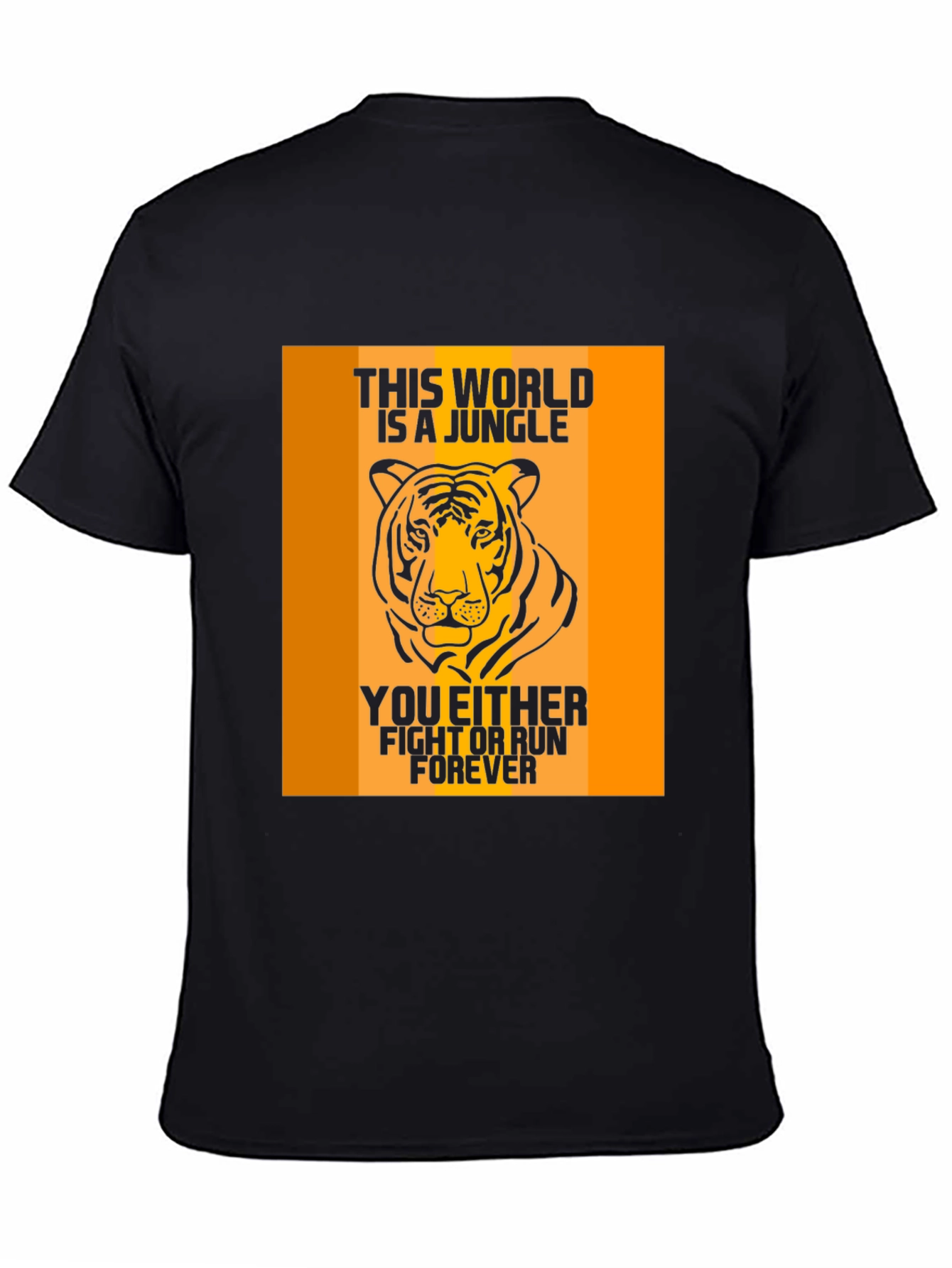 Jungle Tiger Graphic Print Mens T-Shirt