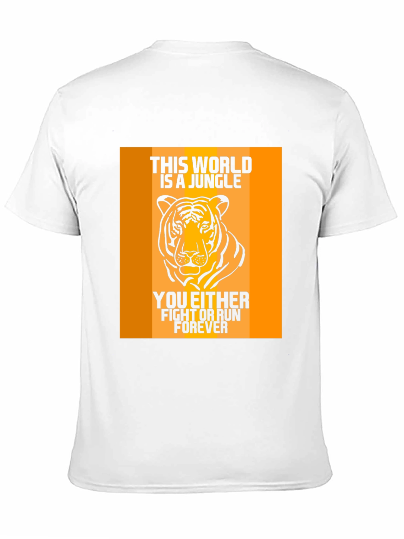 Jungle Tiger Graphic Print Mens T-Shirt