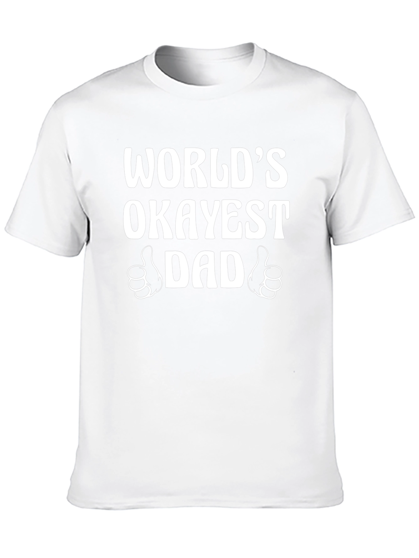 Worlds Okayest Dad Graphic T-Shirt