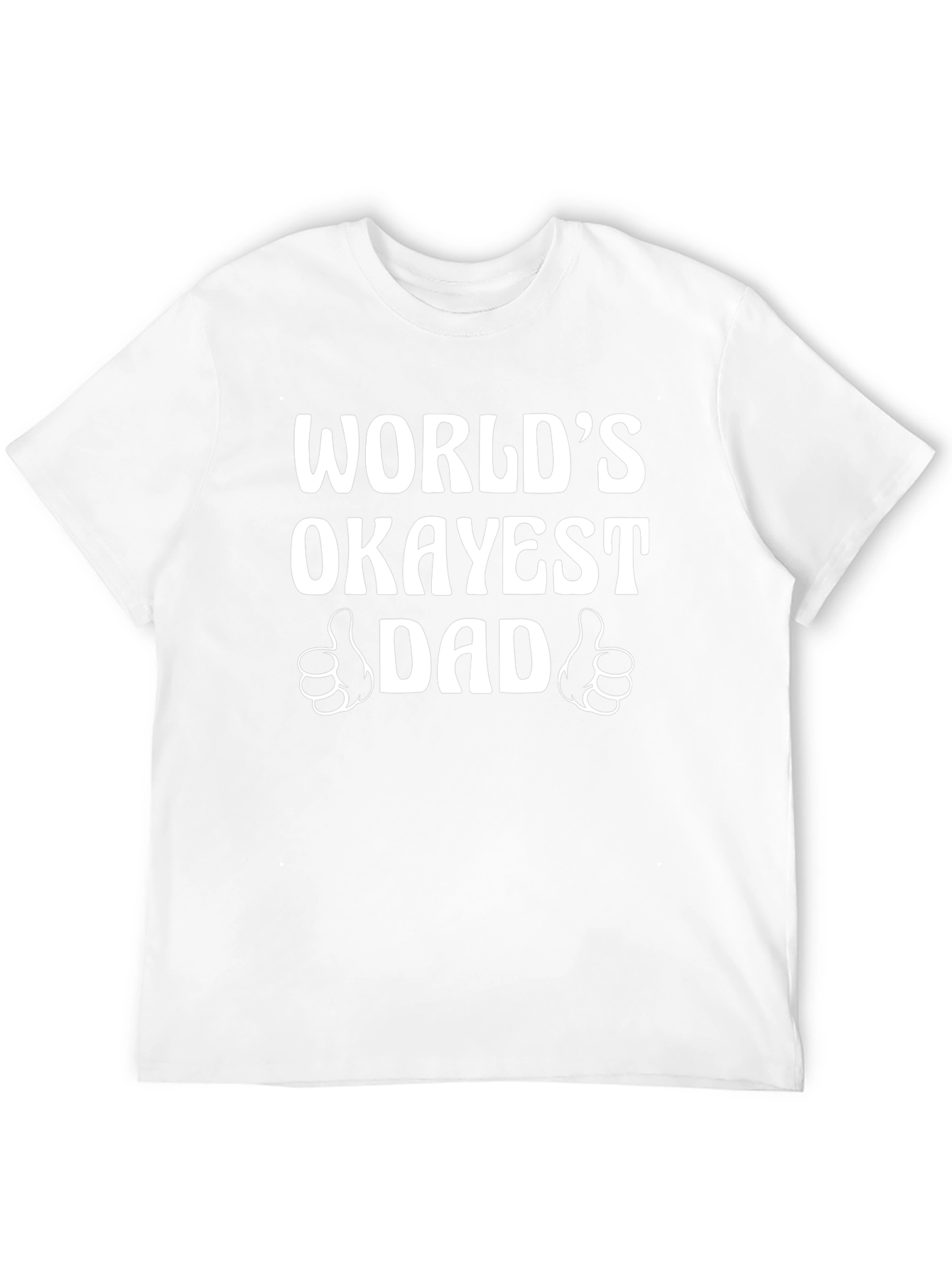 Worlds Okayest Dad Graphic T-Shirt