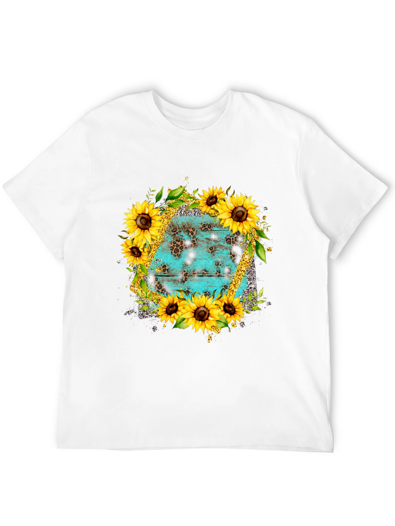 Sunflower & Turquoise T-Shirt