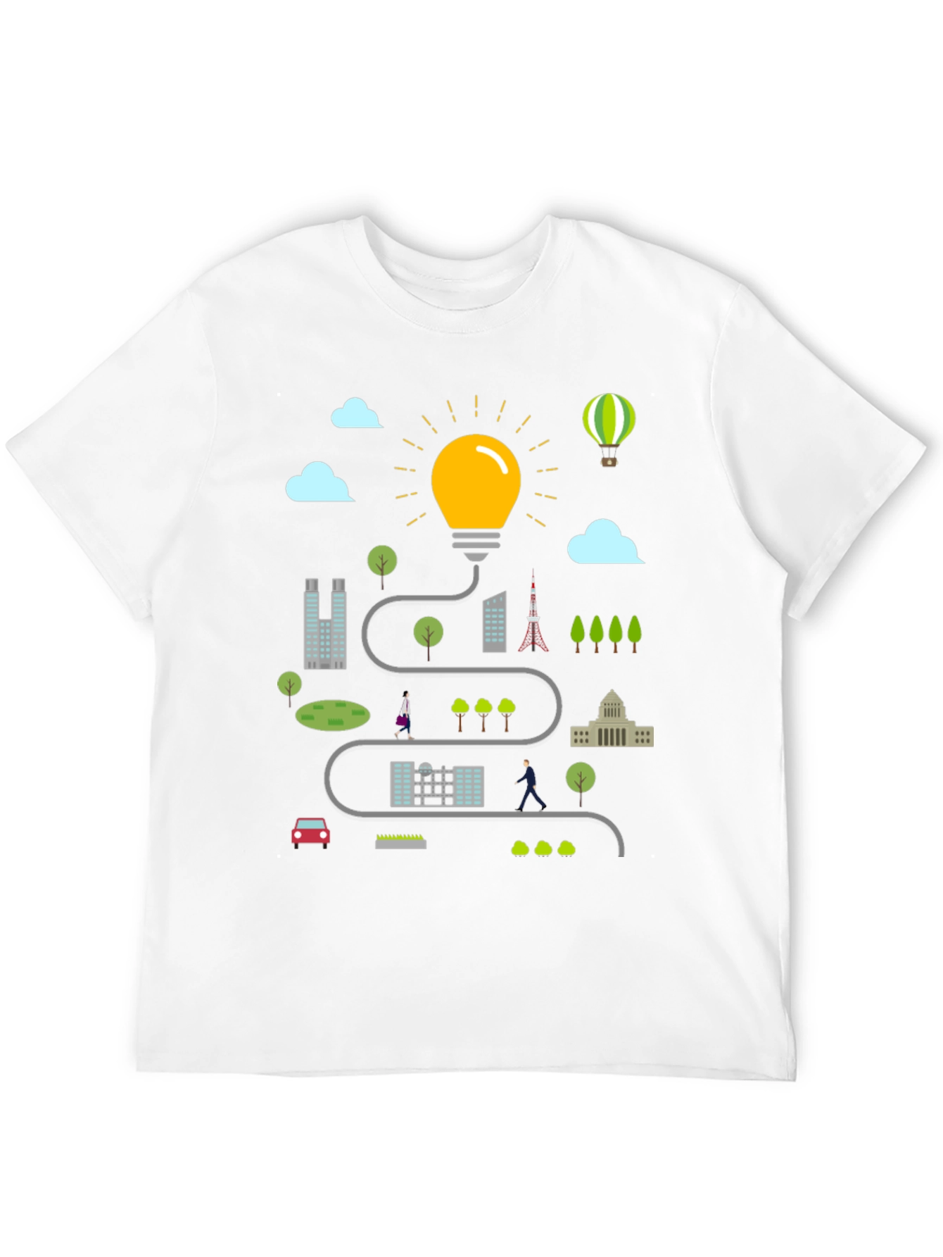 City Idea T-Shirt - Creative Graphic Tee
