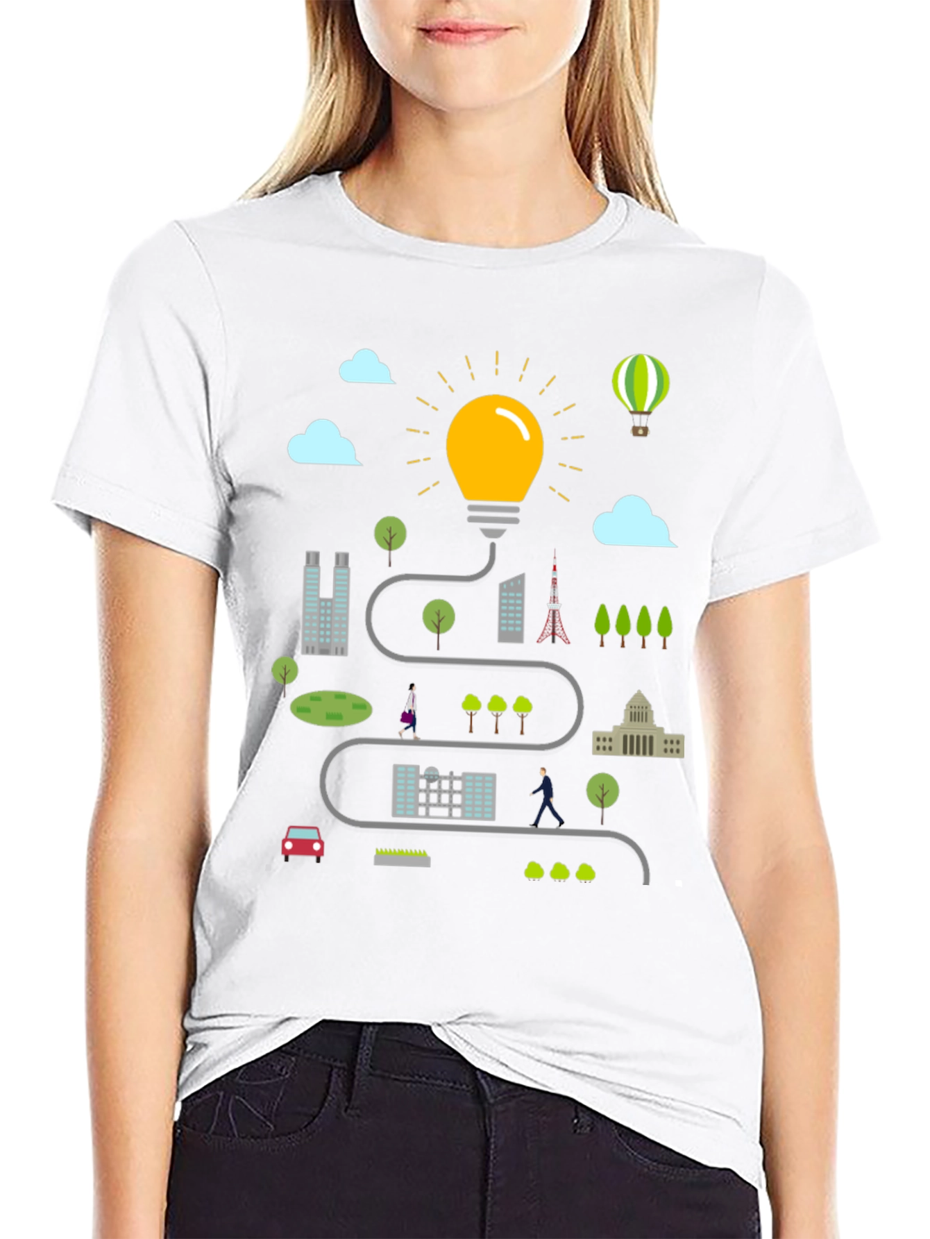 City Idea T-Shirt - Creative Graphic Tee